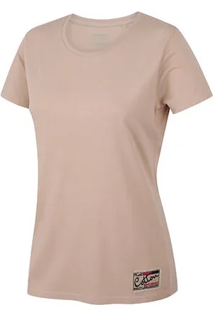 HUSKY Dámské bavlněné triko Tee Base L beige velikost XS