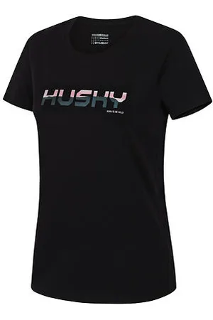 HUSKY Dámské bavlněné triko Tee Wild L black velikost M