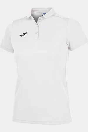 Joma Dámské triko Hobby Women Polo Shirt S/S White velikost M