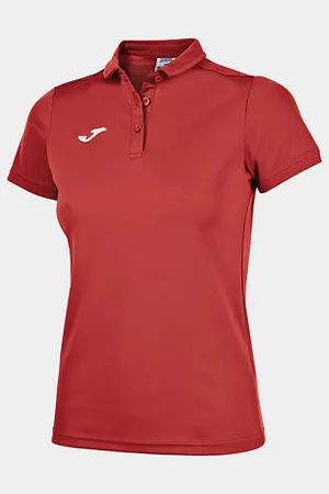 Joma Dámské triko Hobby Women Polo Shirt S/S Red velikost M