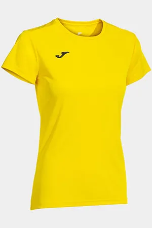 Joma Dámské triko Combi Woman Shirt S/S Yellow velikost S