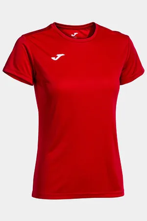 Joma Dámské triko Combi Woman Shirt S/S Red velikost XS