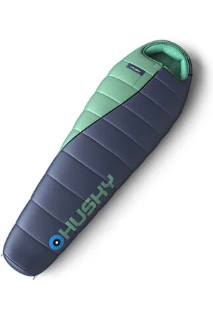 HUSKY Syntetický zimní spacák Emotion blue/mint velikost ONESIZE