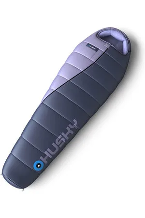 HUSKY Syntetický třísezónní dámský spacák Ember Ladies blue/pink velikost ONESIZE