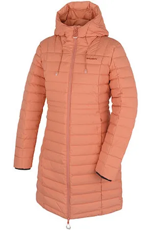HUSKY Dámský péřový kabát Daili L faded orange velikost L - PLUS