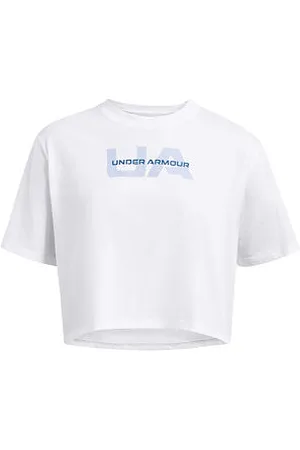 Under Armour Dámské tričko W BOXY CROP BRANDED SS velikost L