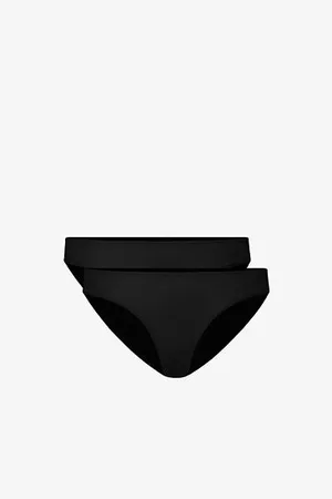 ATLANTIC Dámské Mini kalhotky 2Pack - černé velikost XL