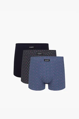 ATLANTIC Pánské boxerky 3Pack - vícebarevné velikost M