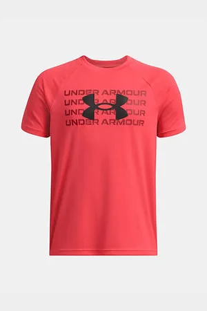 Under Armour Chlapecké tričko B TECH WM LOGO SS velikost YM