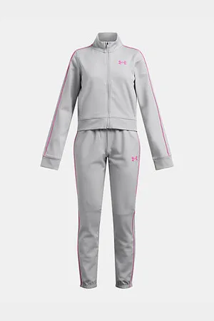 Under Armour Dívčí souprava Icon Knit Crop Tracksuit velikost YL