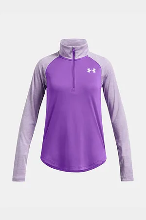 Under Armour Dívčí tričko Tech Graphic 1/2 Zip velikost YL