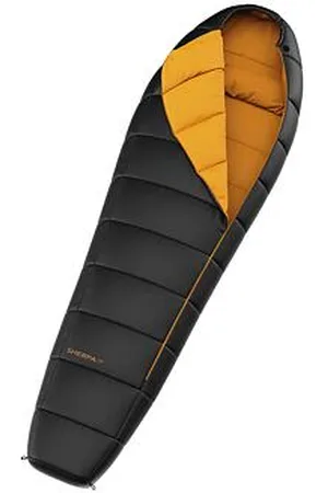 Cubus Lehký spacák SHERPA 300 jet black/inca gold velikost 190L