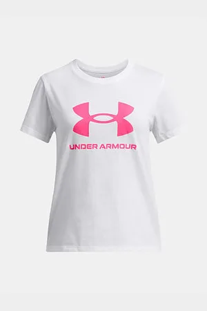 Under Armour Dívčí tričko BIG LOGO SS velikost YL