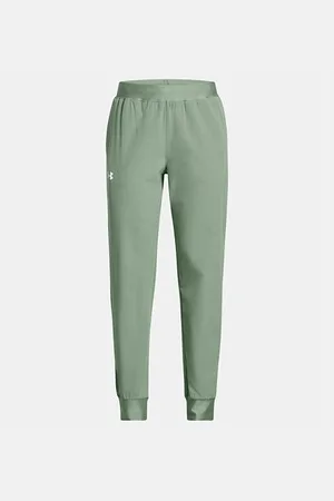 Under Armour Dívčí tepláky Rival Woven Jogger velikost YL