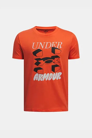 Under Armour Chlapecké tričko B Split Big Logo SS velikost YL