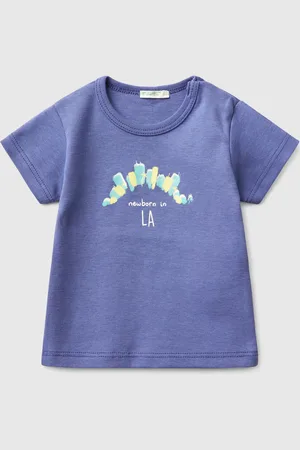 Benetton Short Sleeve T-shirt In Cotton, size 50, , Kids