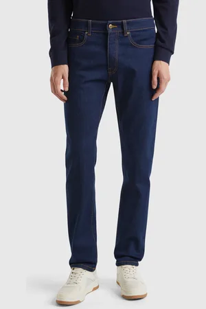 Benetton Five Pocket Slim Fit Jeans, size 28, , Men