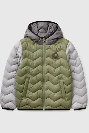 Benetton Padded Jacket With Hood, size M, , Kids