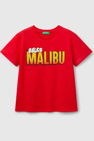Benetton T-shirt In Cotton With Print, size 82, , Kids