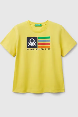 Benetton T-shirt With Logo Print, size 82, , Kids