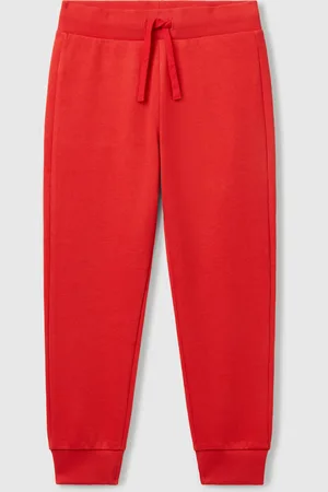 Benetton Sporty Trousers With Drawstring, size 2XL, , Kids
