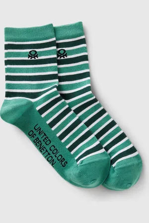 Benetton Multicolor Striped Socks, size 36-41, , Women