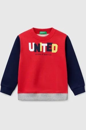 Benetton Cotton Sweatshirt With Print, size 82, , Kids