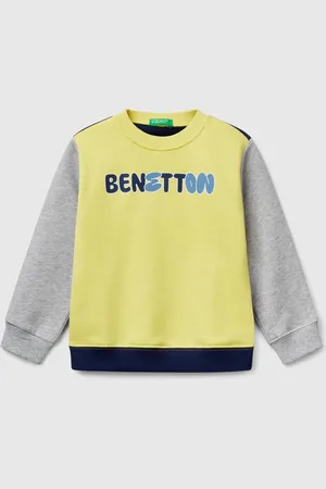 Benetton Cotton Sweatshirt With Print, size 82, , Kids