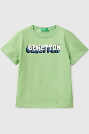 Benetton T-shirt With Logo Print, size 82, , Kids