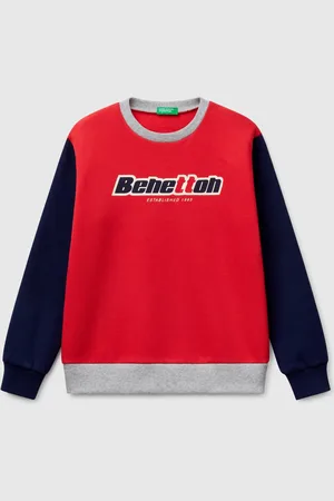 Benetton Pure Cotton Sweatshirt With Print, size 2XL, , Kids