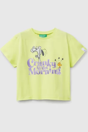 Benetton Crew Neck Snoopy ©peanuts T-shirt, size 82, , Kids