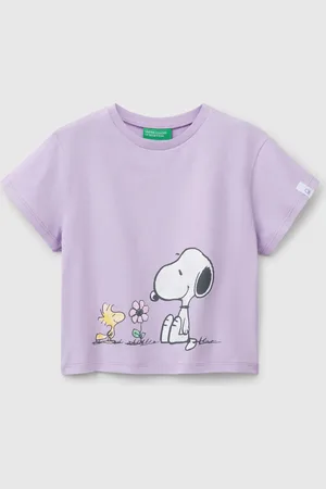 Benetton Crew Neck Snoopy ©peanuts T-shirt, size 82, , Kids