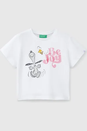 Benetton Crew Neck Snoopy ©peanuts T-shirt, size 82, , Kids