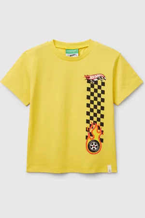 Benetton Hot Wheels Cotton T-shirt, size 82, , Kids
