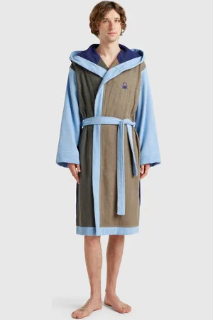 Benetton Color Block Bathrobe, size S, , Men