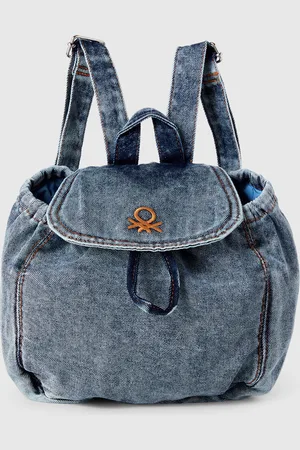 Benetton Denim Backpack, size OS, , Kids