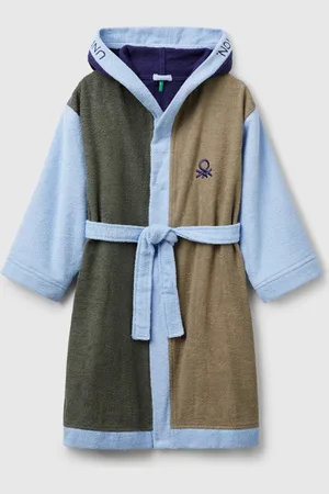 Benetton Color Block Bathrobe, size M, , Kids