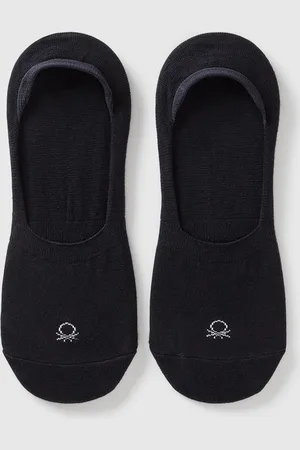 Benetton Two Pairs Of Solid Color Ankle Socks, size 43-46, , Women