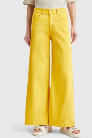 Benetton Loose Fit Trousers, size 29, , Women