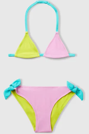 Benetton Color Block Bikini, size XL, , Kids