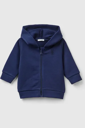Benetton Hoodie In Organic Cotton, size 50, , Kids