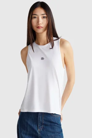 Benetton Super Stretch Tank Top, size L, , Women