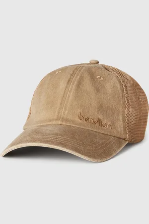 Benetton Baseball Cap In Cotton And Mesh, size OS, , Men