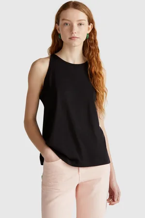 Benetton Halter Tank Top, size L, , Women