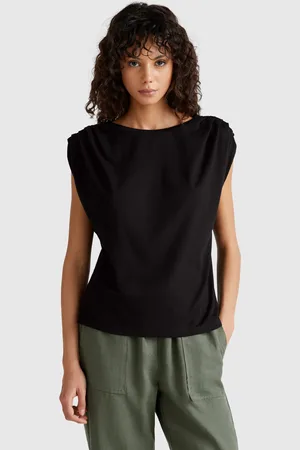 Benetton Straight Tank Top, size L, , Women
