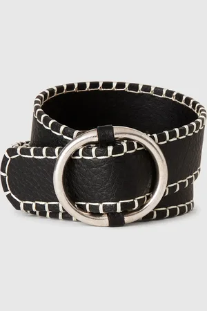 Benetton Thin Belt In Imitation Leather, size , , Women
