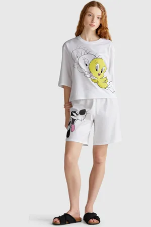 Benetton Pyjamas With ©looney Tunes Print, size M, , Women