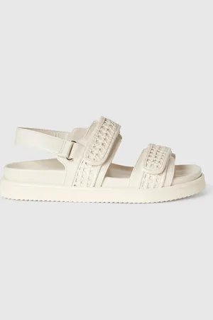 Benetton Open-toe Sandals In Imitation Fabric, size 35, , Women