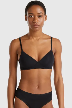 Benetton Padded Bra In Cotton, size 4°, , Women