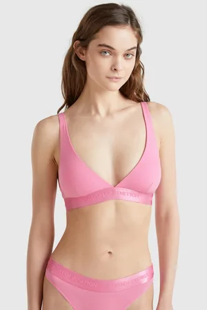 Benetton Triangle Bra In Stretch Cotton, size 4°, , Women